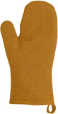 guanto da cucina e presina riciclati jona ambra, colore ambra, taglia 15 x 30. realizzato in esterno 80% cotone 20% poliestere imbottitura 100% cotone, ideale per maneggiare pentole e teglie calde in sicurezza
