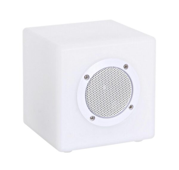 Lampada CUBO a LED con speaker 15×15 cm