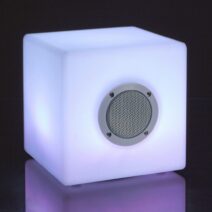 Lampada CUBO a LED con speaker 20×20 cm