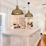 lampada a sospensione tampa asz1343 con diffusore bronzo, cavo regolabile per adattarsi a soffitti di diverse altezze