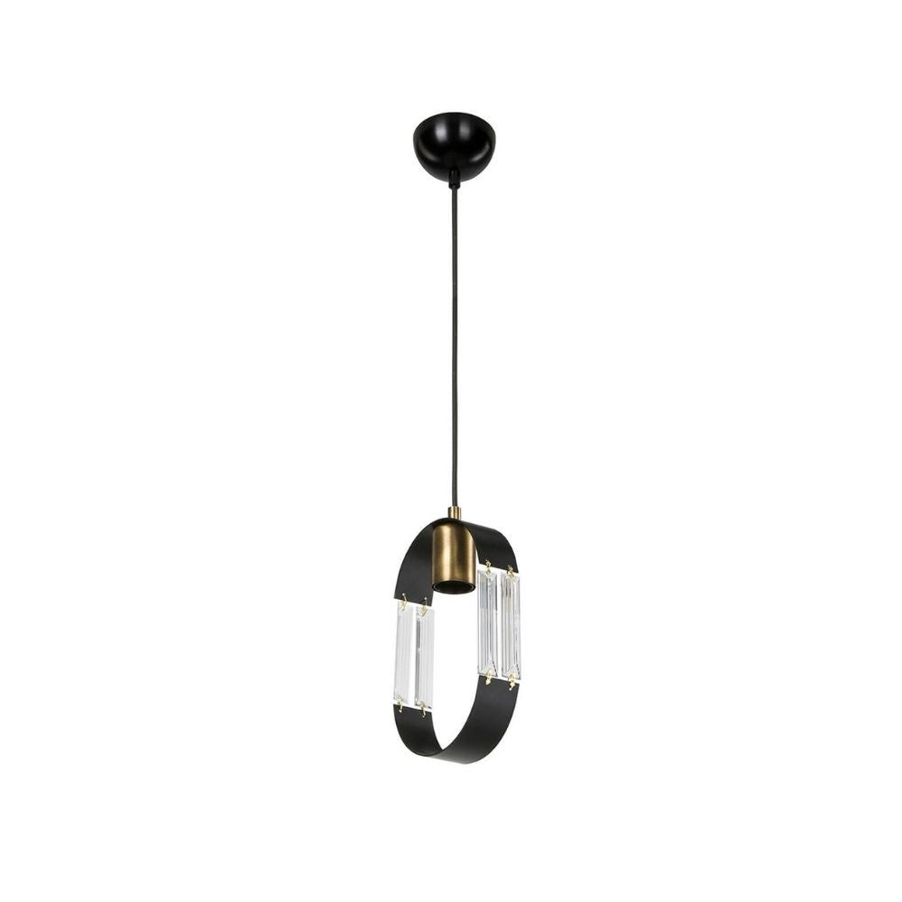 lampada a sospensione nova asz1136 pendente nero, lampada a sospensione con luce diretta, perfetta per tavolo da pranzo o cucina