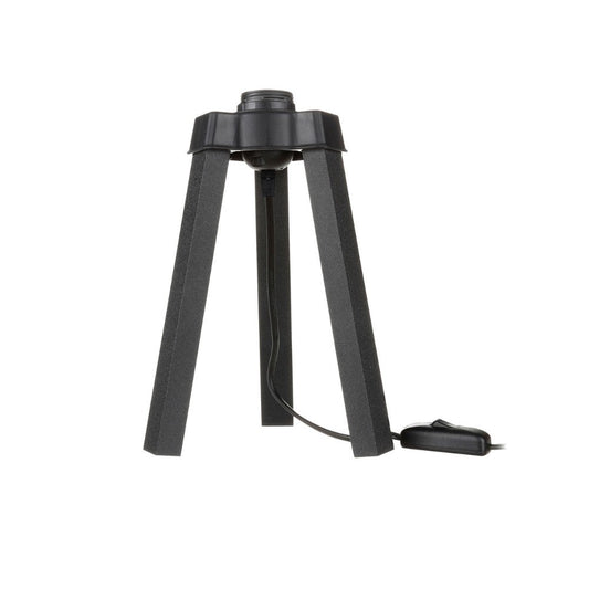 lampada da tavolo piko mdl4769 colore nero, lampada da tavolo con base stabile e paralume elegante