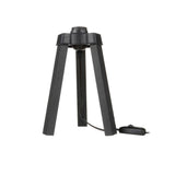 lampada da tavolo piko mdl4769 colore nero, lampada da tavolo con base stabile e paralume elegante