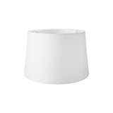 paralume deco mdl3565 in tessuto bianco, lampada da terra alta con paralume in tessuto o metallo