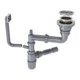 lavello incasso sa3541 una vasca 75x45 cm. completo di accessori colore inox, soluzione minimal per cucine moderne ed efficienti