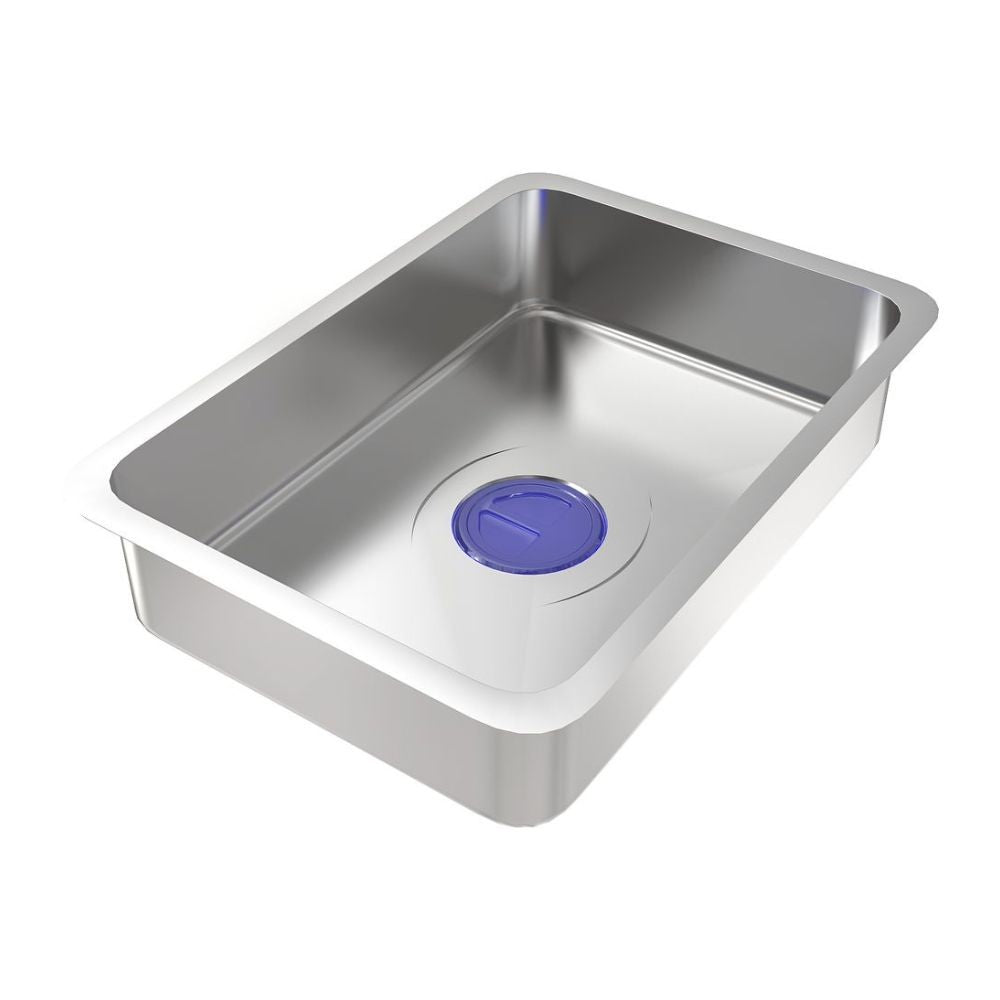 lavello incasso sa3541 una vasca 75x45 cm. completo di accessori colore inox, ambientazione d’arredo con il prodotto protagonista