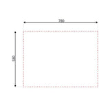 lavello da appoggio sa30 una vasca con gocciolatoio destro 80x60cm. inox, lavello singolo installato in top cucina moderno