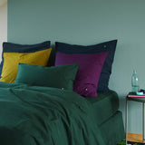 lenzuolo con angoli celeste nori, colore nori, taglia 140 x 200. angoli elasticizzati per una vestibilità perfetta e stabile