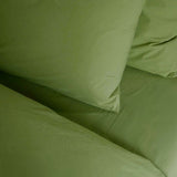 lenzuolo con angoli celeste pistacchio, colore pistacchio, taglia 160 x 200. realizzato in 100% cotone bio, assicura...