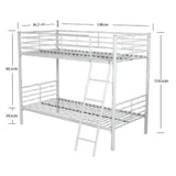 letto a castello monza in metallo nero, vista ravvicinata delle finiture e materiali di qualità