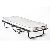 letto pieghevole luxor, letto singolo in ferro battuto, ideale per camerette o camere ospiti