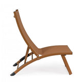 Set di 2 poltrone reclinabili TAYLOR in alluminio e textilene ruggine