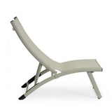 Set di 2 poltrone reclinabili TAYLOR in alluminio e textilene sabbia