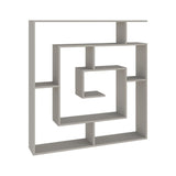 libreria labirent colore cashmere, ideale per organizzare libri, piante e accessori d'arredo