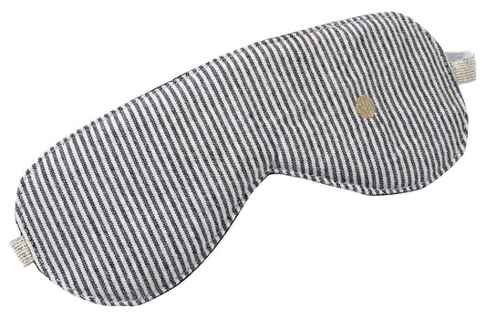 maschera da notte finette caviar, colore finette caviar, taglia 8 x 20. maschera da notte in cotone biologico per un sonno naturale e profondo 1651