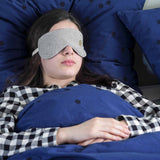 maschera da notte finette caviar, colore finette caviar, taglia 8 x 20. design ergonomico e tessuti traspiranti per il massimo comfort