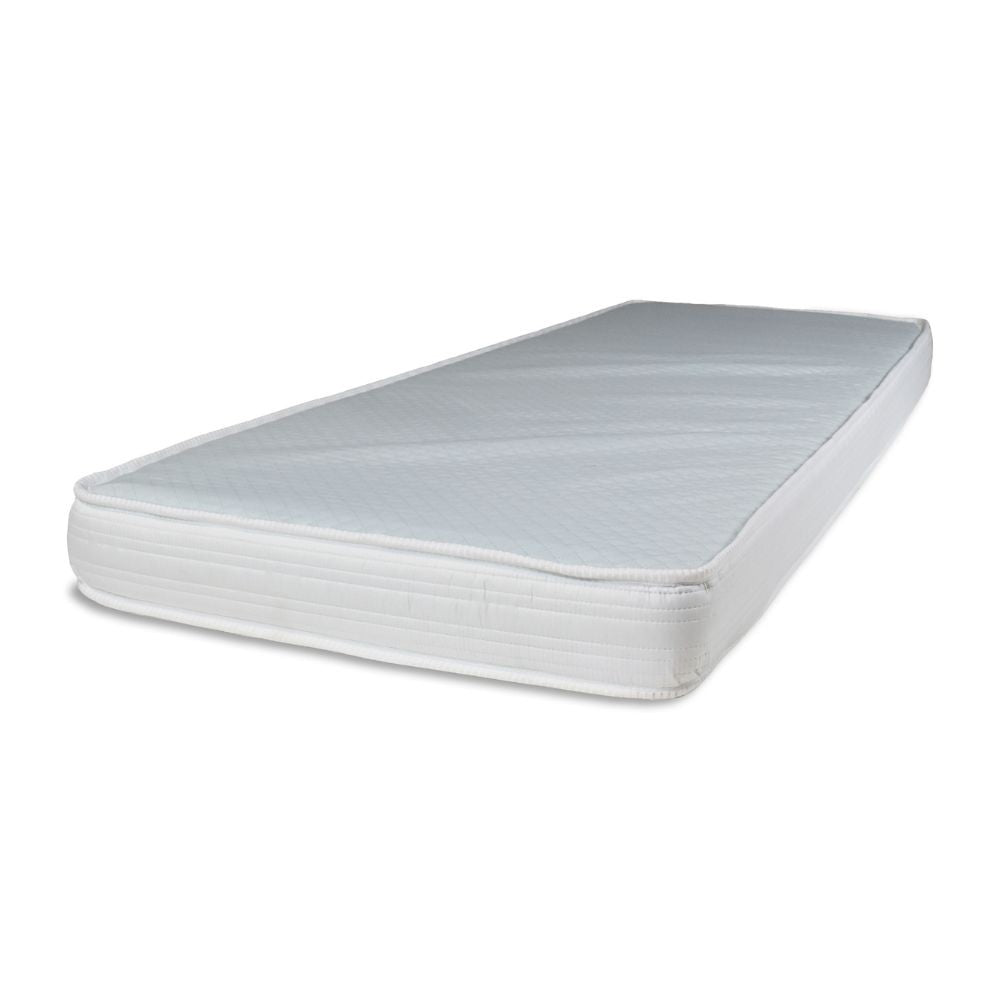 materasso singolo panchetta 80 anallergico e anti acaro 80x190x13 h cm, materasso singolo 80x190 in vista frontale