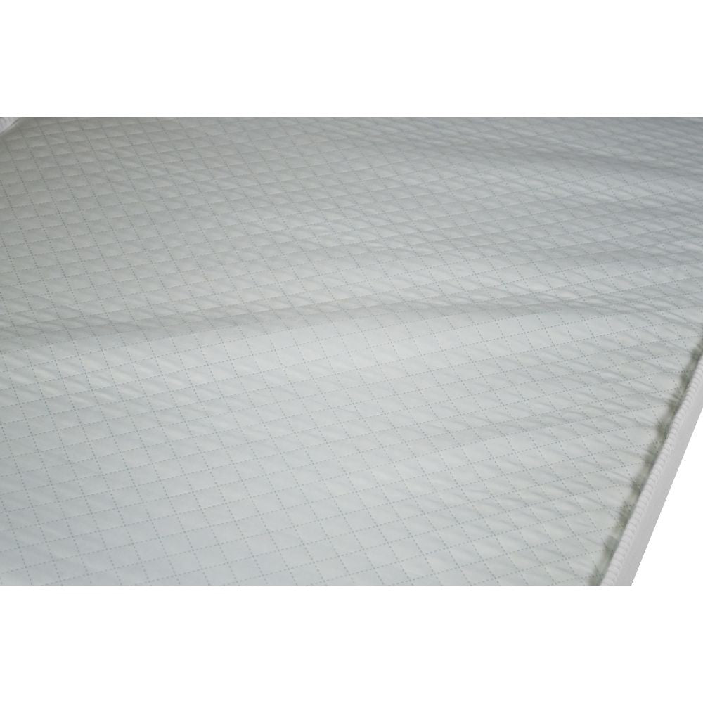 materasso singolo panchetta 80 anallergico e anti acaro 80x190x13 h cm, dettaglio del tessuto e cuciture di alta qualità