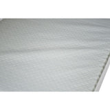 materasso singolo panchetta 80 anallergico e anti acaro 80x190x13 h cm, dettaglio del tessuto e cuciture di alta qualità