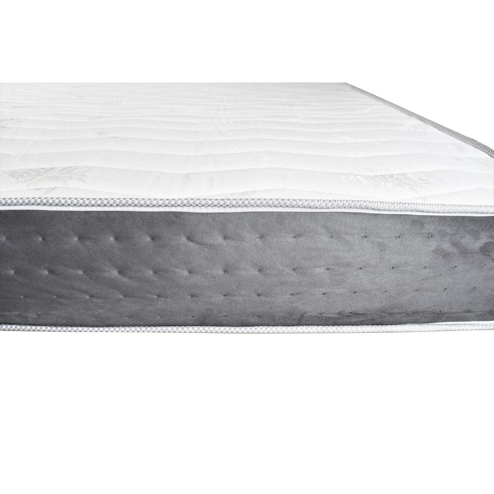 materasso singolo morea 80x190x23 cm., dettaglio del tessuto e cuciture di alta qualità