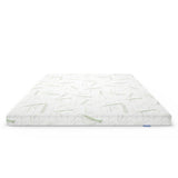 topper gel letto matrimoniale 160x190 cm, dettaglio del rivestimento anallergico e traspirante