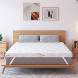 topper gel letto matrimoniale 160x190 cm, materasso 160x190 abbinato a rete e testiera