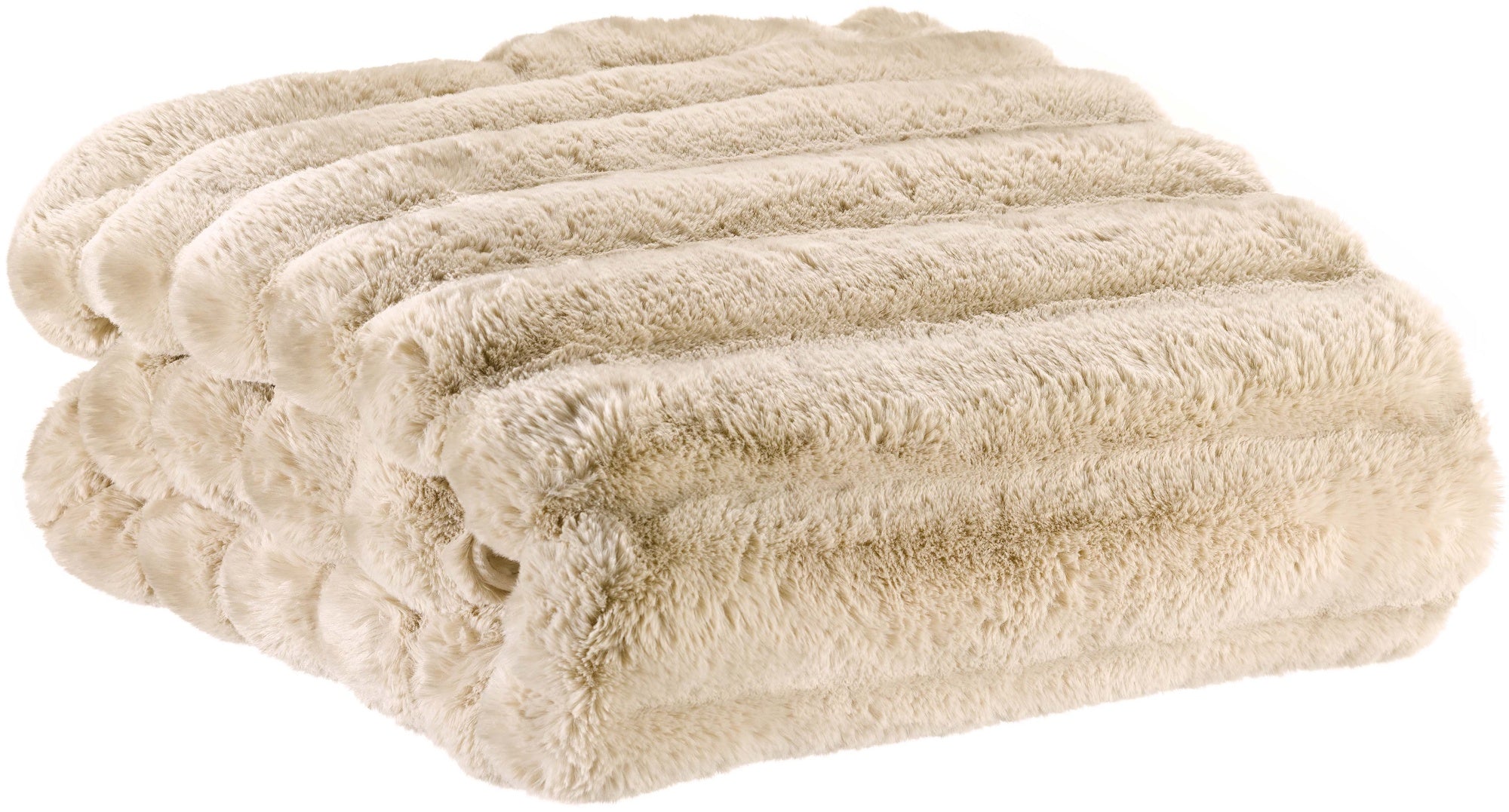 maxi plaid astrid naturale, colore naturale, taglia 180 x 220. plaid piegato in vista frontale su fondo bianco, perfetto per...