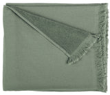 maxi telo da bagno luna verde detox, colore verde detox, taglia 160 x 100. telo da bagno piegato in modo ordinato su fondo bianco