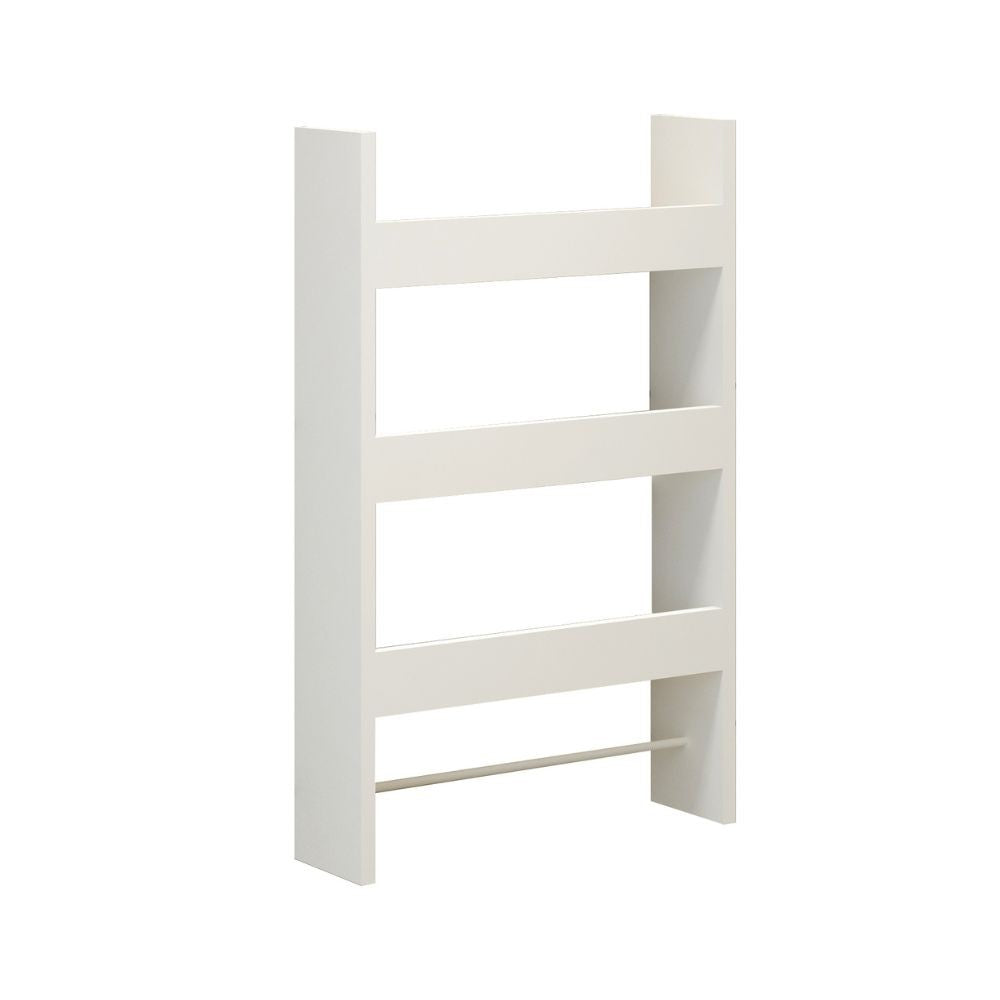 mensola da parete alisa 3 ripiani bianca, soluzione salvaspazio per tenere tutto in ordine con stile