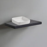mensolone da bagno 80x48 con lavabo da appoggio colore antracite, mobile bagno moderno con lavabo integrato