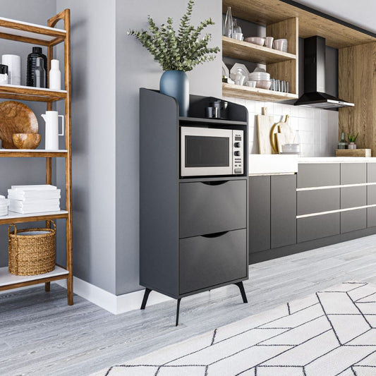 mobile multiuso gorki con cassetti e ripiano antracite, scarpiera salvaspazio con ante battenti o a ribalta