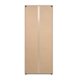 scarpiera lugo 02a con 2 ante e 5 scomparti colore bianco, ambientazione d’arredo con il prodotto protagonista