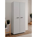 scarpiera lugo 02a con 2 ante e 5 scomparti colore bianco, ideale per tenere tutto in ordine anche negli spazi piccoli