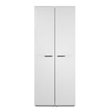 scarpiera lugo 02a con 2 ante e 5 scomparti colore bianco, finitura moderna e funzionale per ogni ambiente della casa