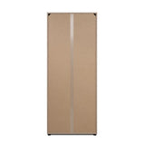 scarpiera lugo 02a con 2 ante e 5 scomparti colore cashmere, ambientazione d’arredo con il prodotto protagonista