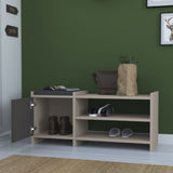 scarpiera sunno light mocha con anta colore antracite, scarpiera salvaspazio con ante battenti o a ribalta