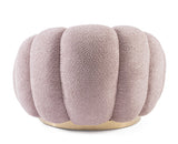 poltrona girevole florel in tessuto effetto rosa antico, perfetta per aggiungere comfort ed eleganza all’arredamento