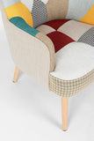 poltrona galatea patchwork, ideale per creare un angolo relax in casa