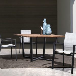 Set di 6 poltroncine CROZET impilabili grigio chiaro