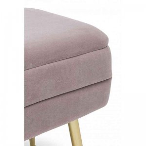 Panca singola contenitore PAVLINA mauve 50X35X42 cm