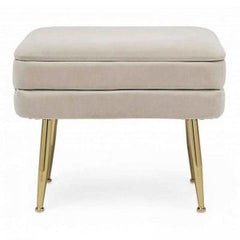 Panca singola contenitore PAVLINA beige 50X35X42 cm