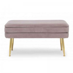 Panca contenitore PAVLINA mauve 80X38X42 cm