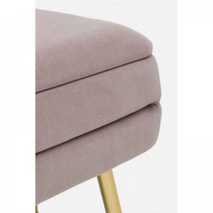 Panca contenitore PAVLINA mauve 80X38X42 cm