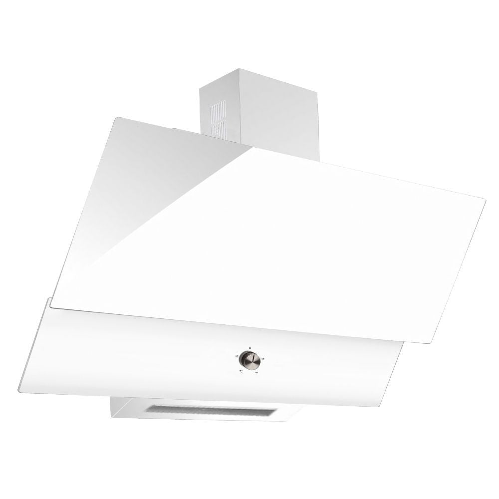 samet cappa da parete turbine 90 colore bianco 90 cm, vista frontale di parete attrezzata semplice e moderna