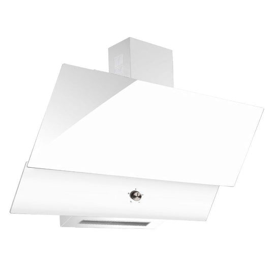 samet cappa da parete turbine 90 colore bianco 90 cm, vista frontale di parete attrezzata semplice e moderna