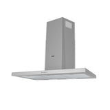 samet cappa embla 9023 da parete 90 cm acciaio inox, dettaglio dei materiali e delle finiture della parete