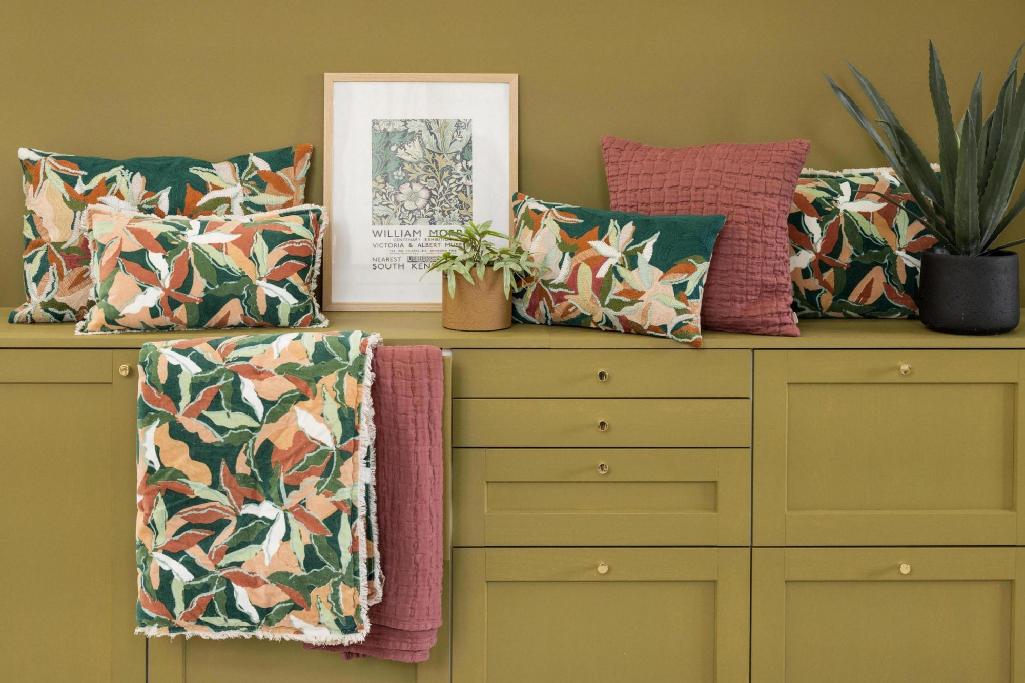 piumino stampato alina olio, colore olio, taglia 85 x 200. copertura da letto ideale per l’inverno, unisce comfort e...