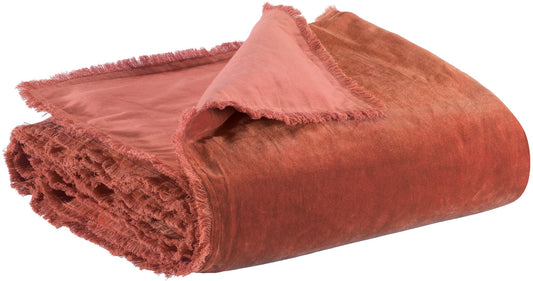 piumino tinta unita fara terra di siena, colore terra di siena, taglia 85 x 200. vista frontale del piumino su sfondo... 2000