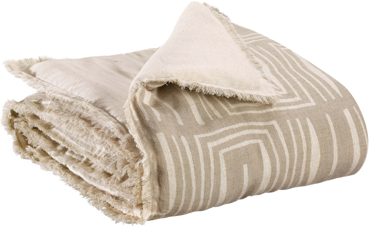 piumino stampato tina naturale, colore naturale, taglia 85 x 200. piumone in vista frontale su fondo neutro, ideale per...