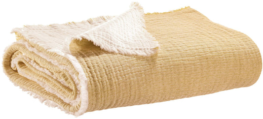 plaid emilio prugna mirabelle, colore prugna mirabelle, taglia 180 x 260. plaid piegato in vista frontale su fondo bianco,... 2000